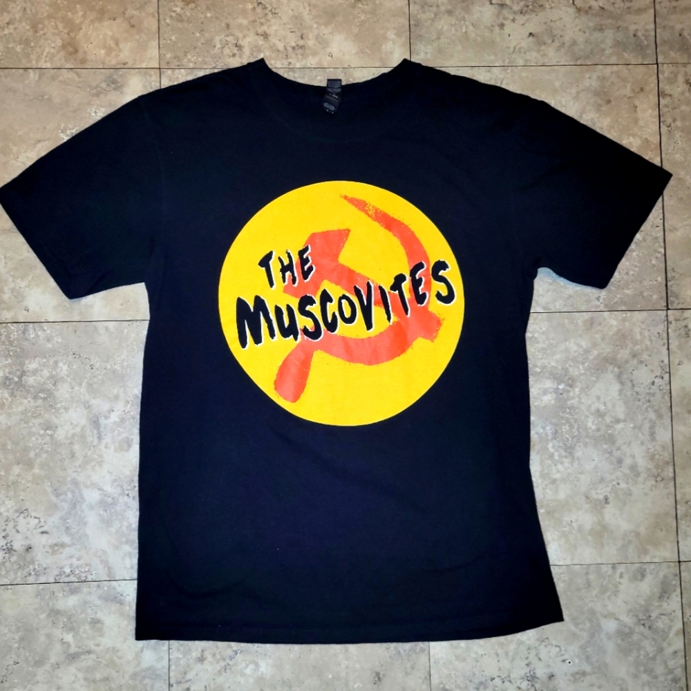 The MUSCOVITES Rock band T shirt size Medium
